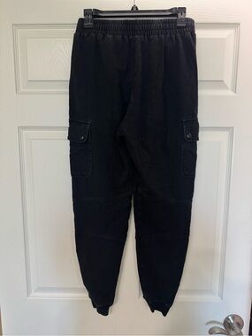 Buff Bunny Black Cargo Jogger Pants - Elastic Waist